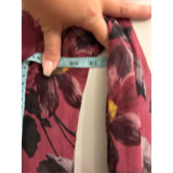 NWT PAIGE 100% Silk Palma blouse raspberry mousse XS - Picture 3 of 10